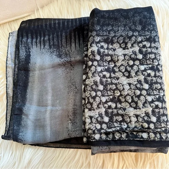 Sheer scarf. Large rectangular - Picture 1 of 7